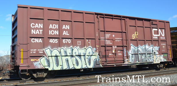 Car/wagon CNA405670 left side / coté gauche